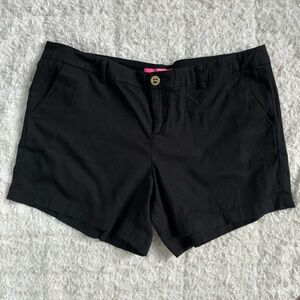 Black Lilly Pulitzer Callahan Stretch Short—Size 16